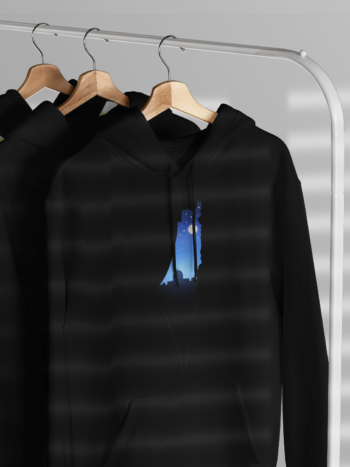 هودي خريطة فلسطين مع المسجد مشهد ليلي